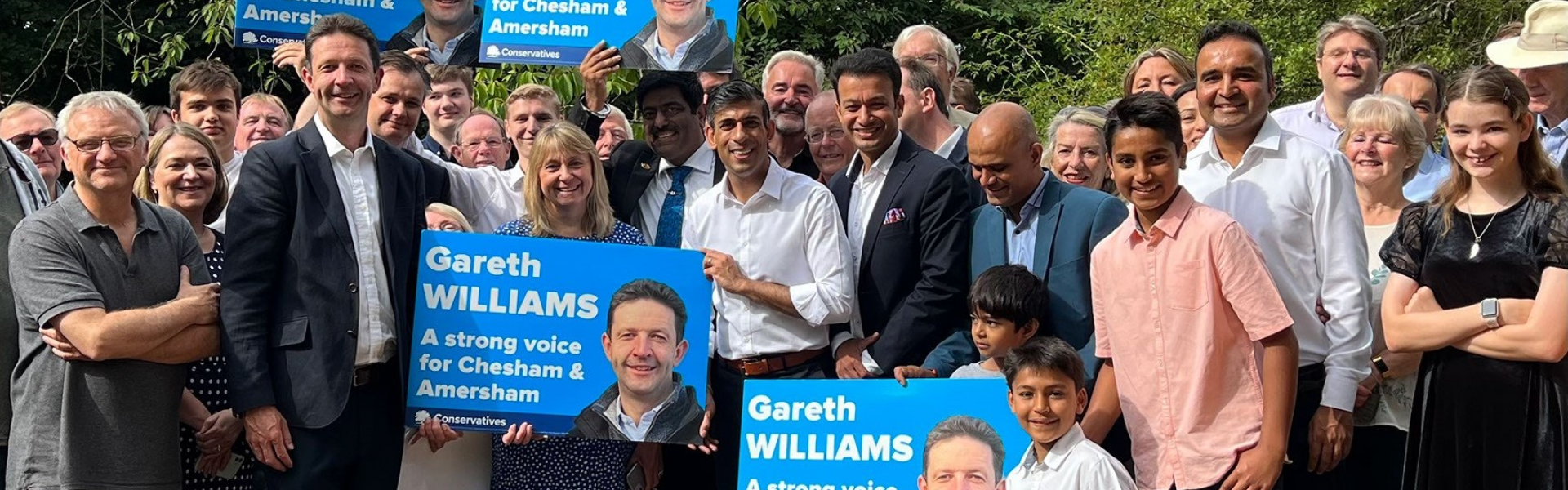 Gareth Williams with the Rishi Sunak MP, Prime Minister and Leader of the Conservative Party